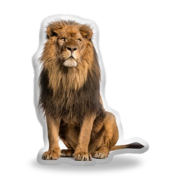 3D polštář ve tvaru Lev