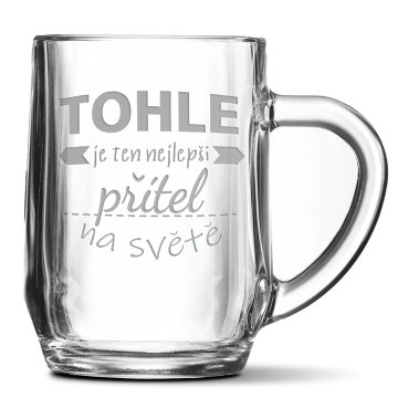 Půllitr Tohle je ten nejlepší přítel na světě: 0,5 l