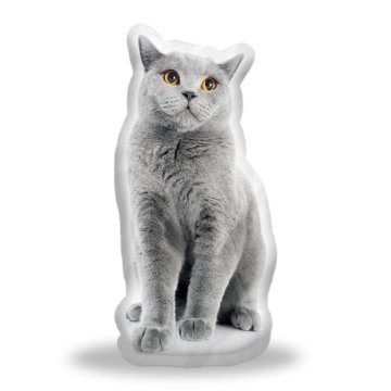3D polštář ve tvaru Britská kočka