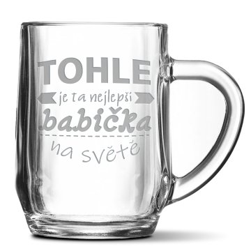 Půllitr Tohle je ta nejlepší babička na světě: 0,5 l