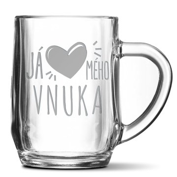 Půllitr Já miluju mého vnuka: 0,5 l