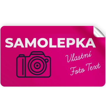 Sada samolepek s vlastním potiskem - 10x6 cm - 10 ks