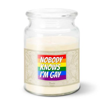 Svíčka Nobody knows I'am gay