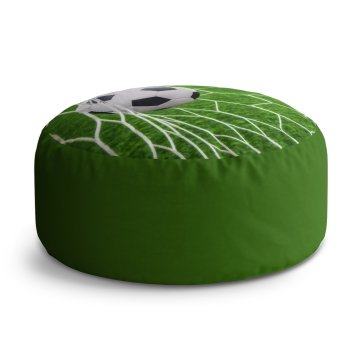 Taburet Circle Fotbalový míč v bráně: 40x50 cm