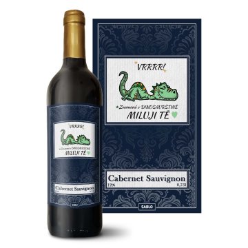 Červené víno Dinosaurus: 0,75 l