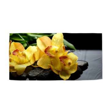Ručník Žluté orchideje