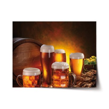 Plakát Krýgly s pivem
