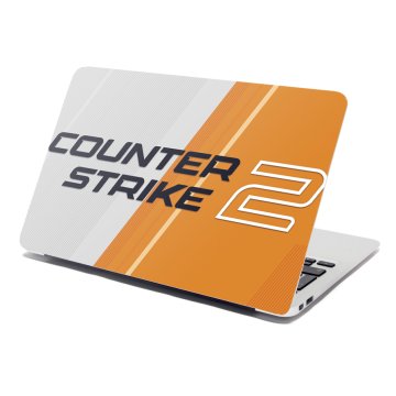 Samolepka na notebook Counter Strike 2 Oranžová