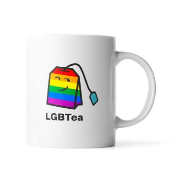 Hrnek LGBT Tea: 330 ml