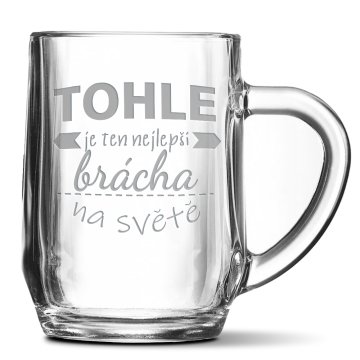 Půllitr Tohle je ten nejlepší brácha na světě: 0,5 l