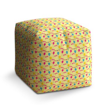 Taburet Cube Nafukovací balonky: 40x40x40 cm