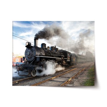 Plakát Parní lokomotiva